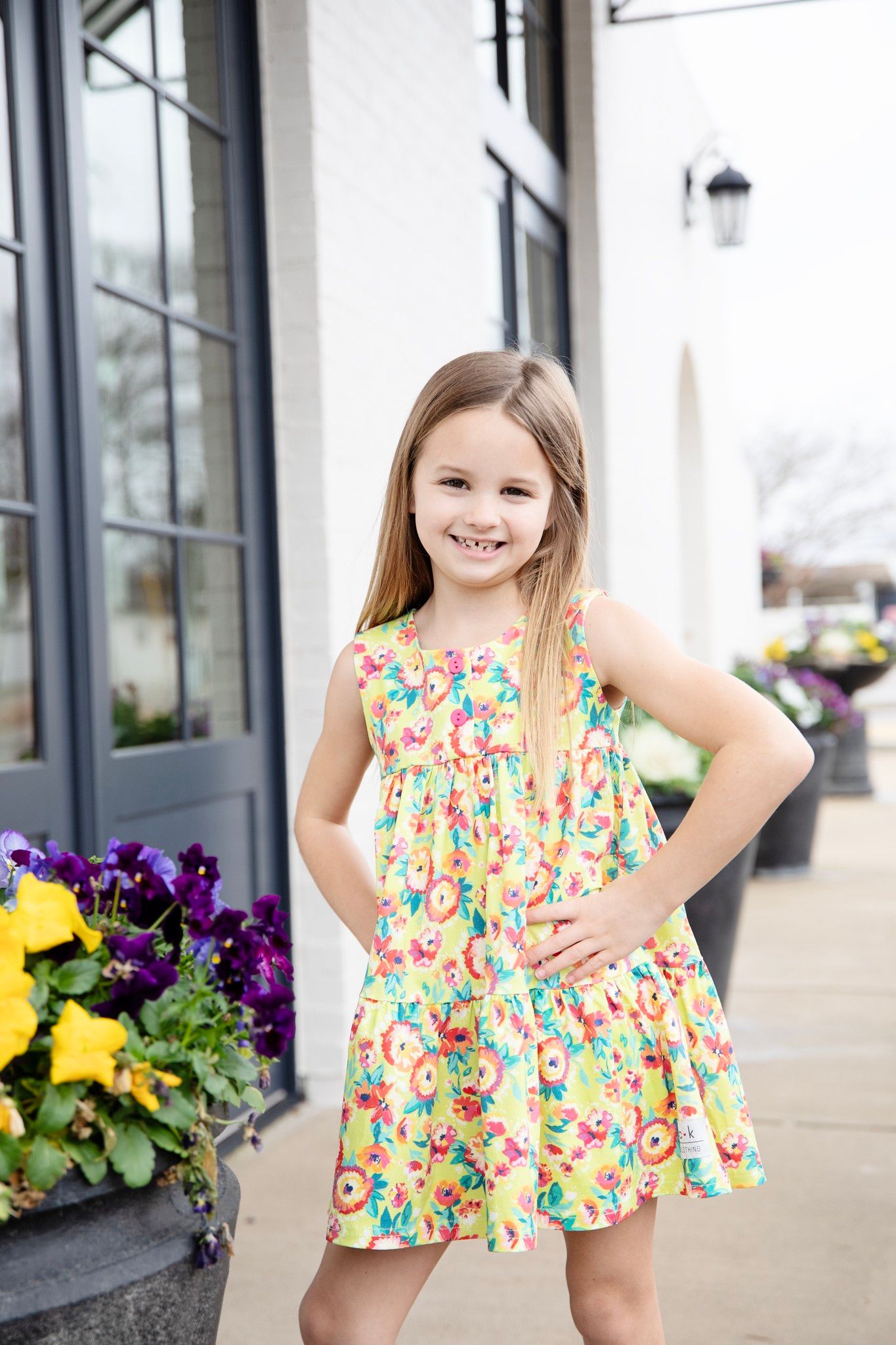 TROPICAL TWIRL KNIT TWIRL DRESS