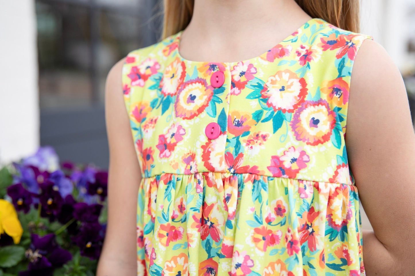 TROPICAL TWIRL KNIT TWIRL DRESS