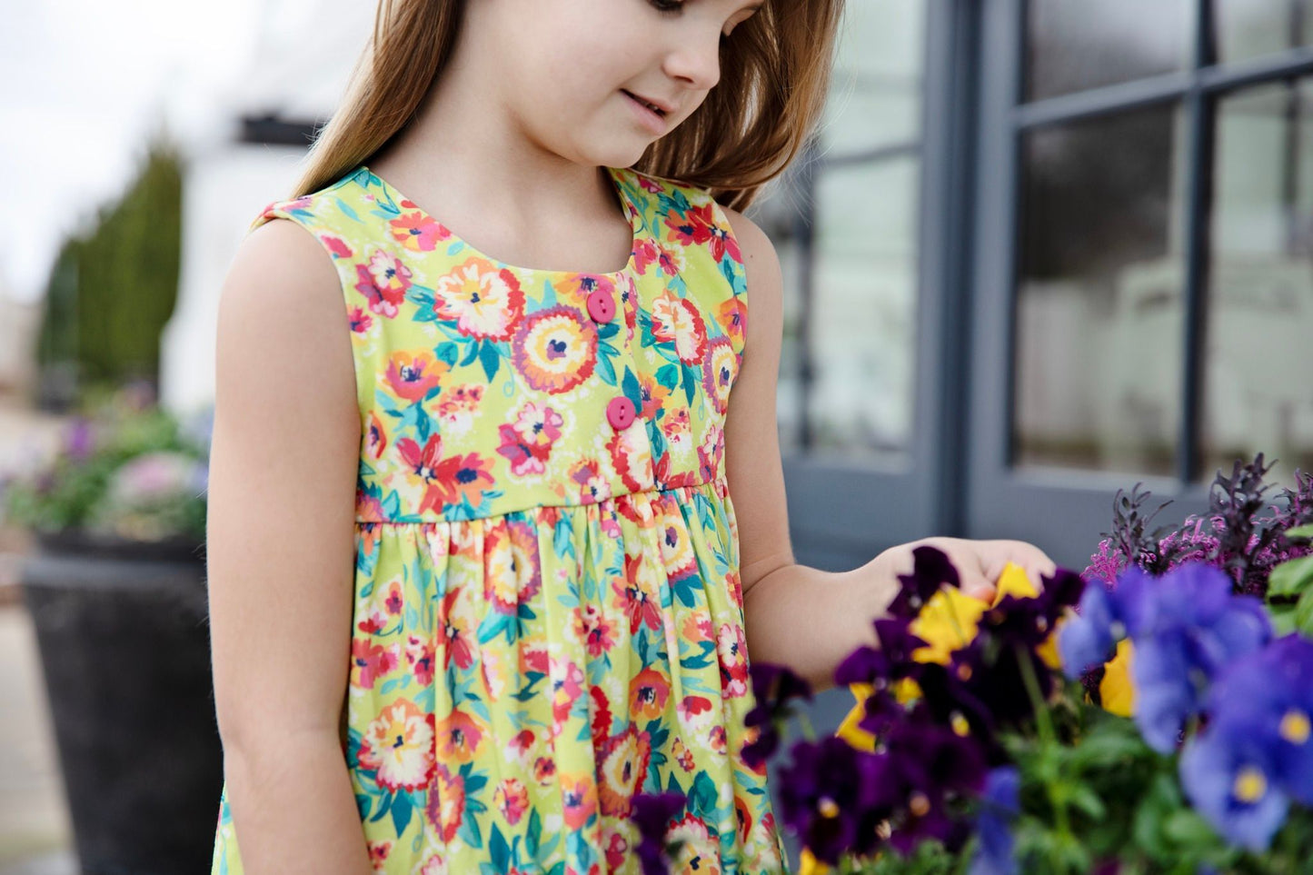 TROPICAL TWIRL KNIT TWIRL DRESS