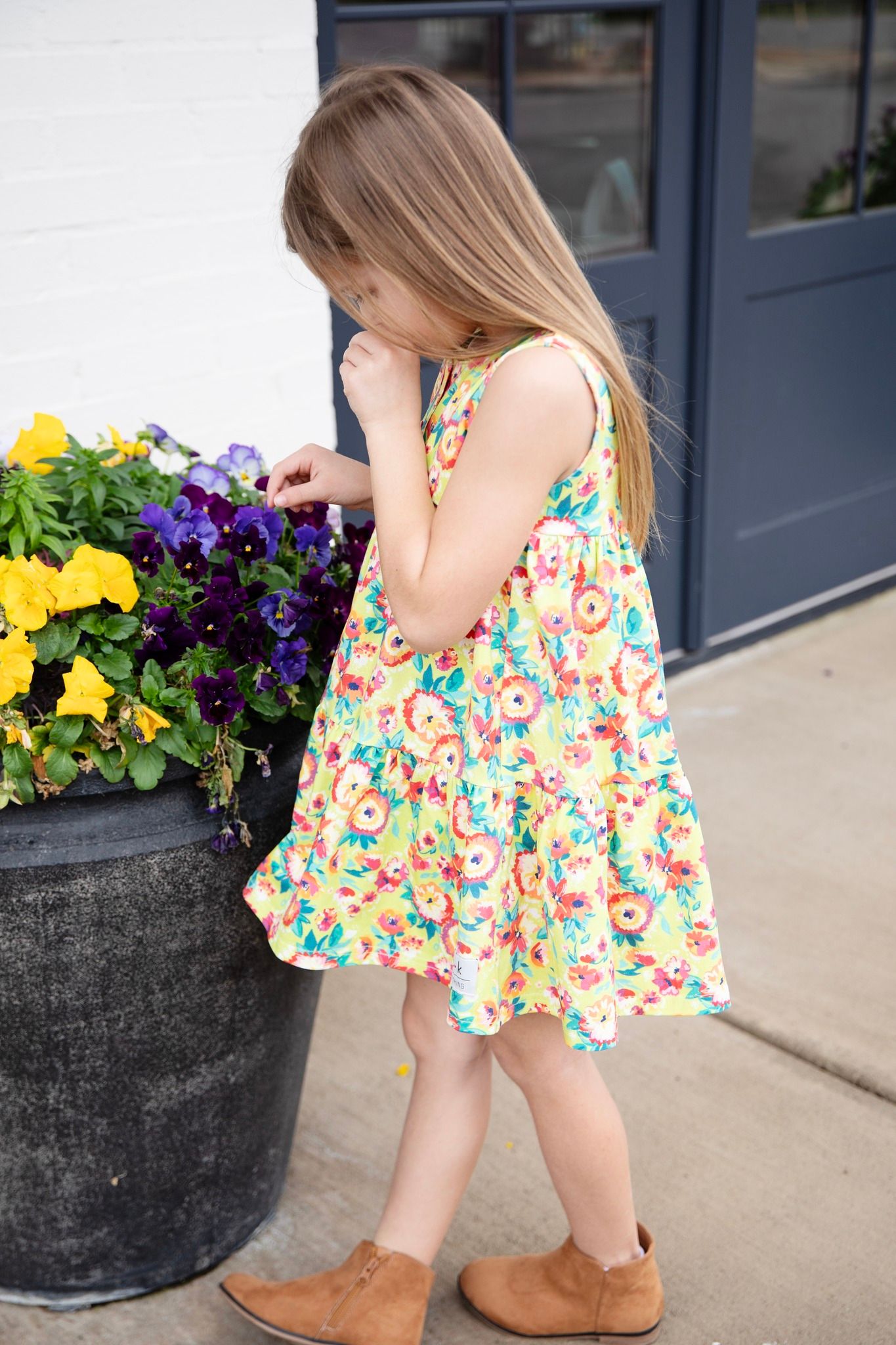 TROPICAL TWIRL KNIT TWIRL DRESS