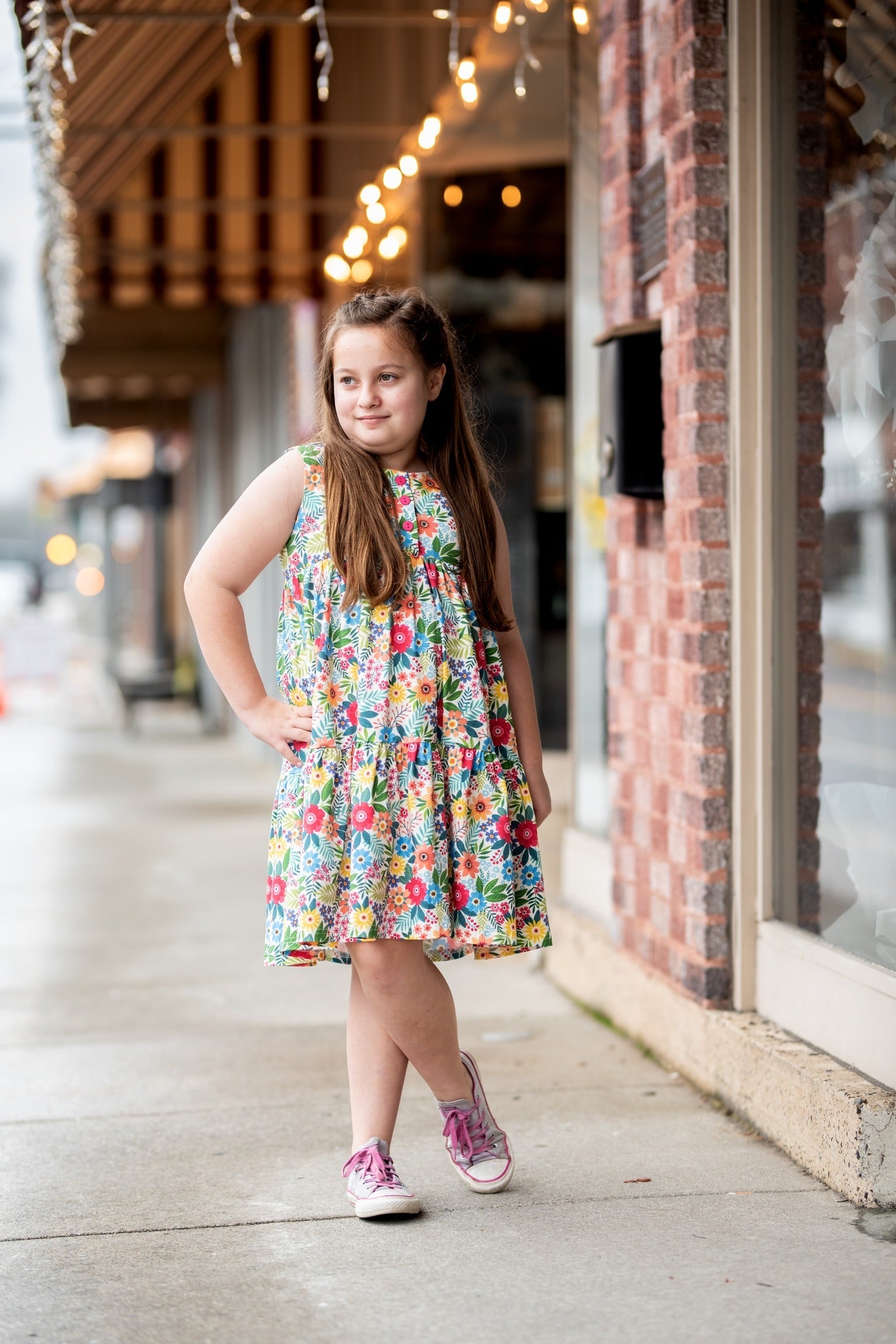 RAINFOREST DREAMS KNIT TWIRL DRESS