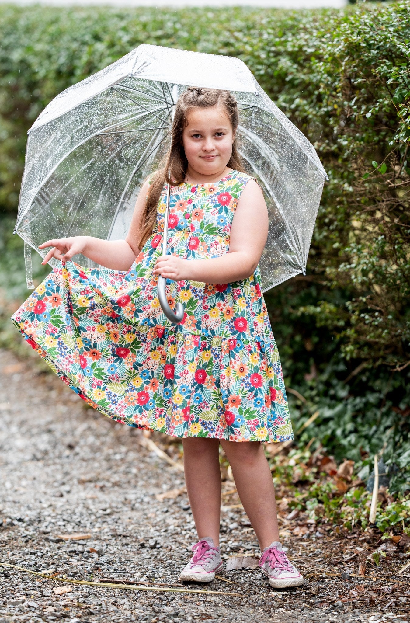 RAINFOREST DREAMS KNIT TWIRL DRESS