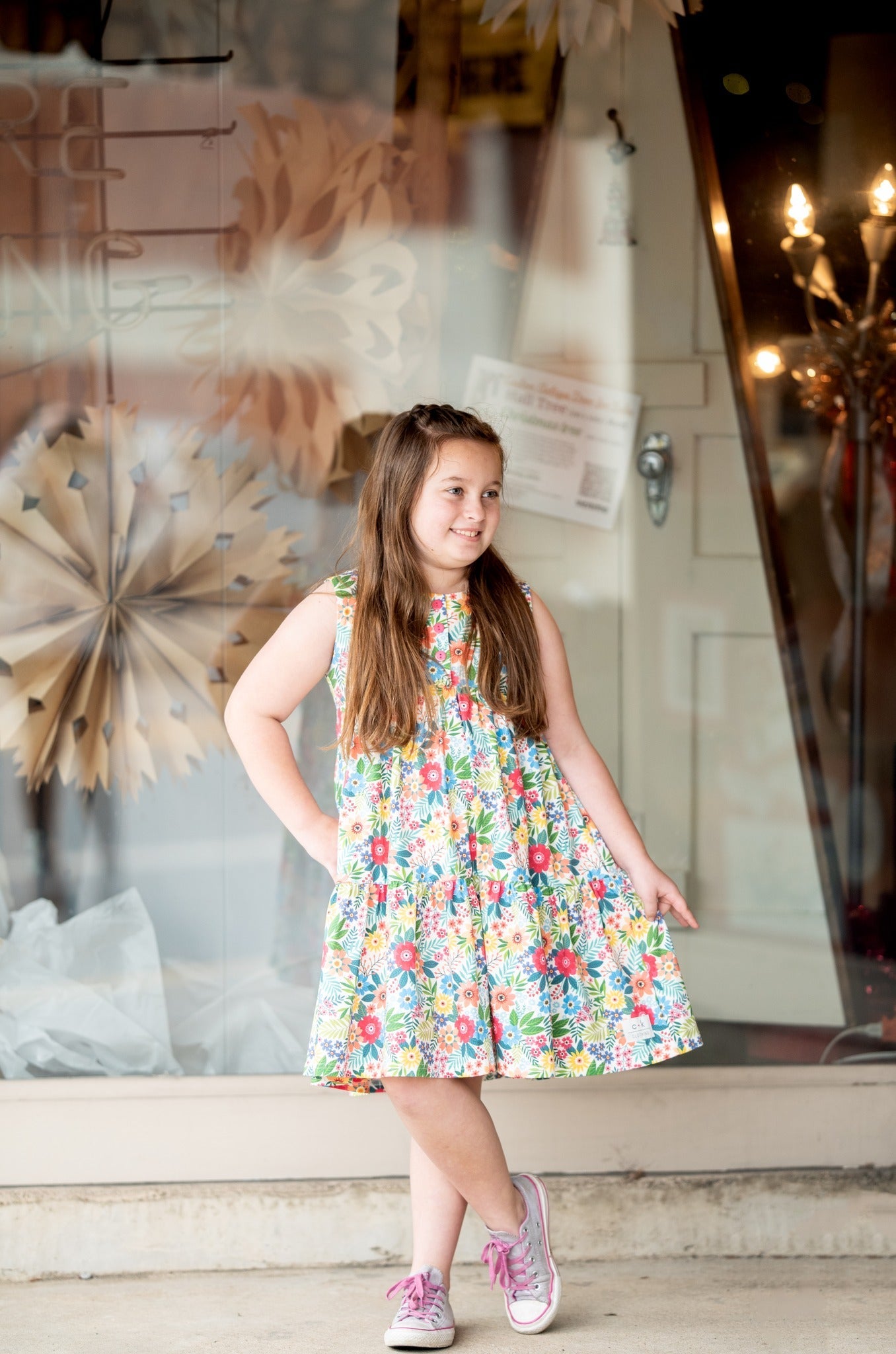 RAINFOREST DREAMS KNIT TWIRL DRESS