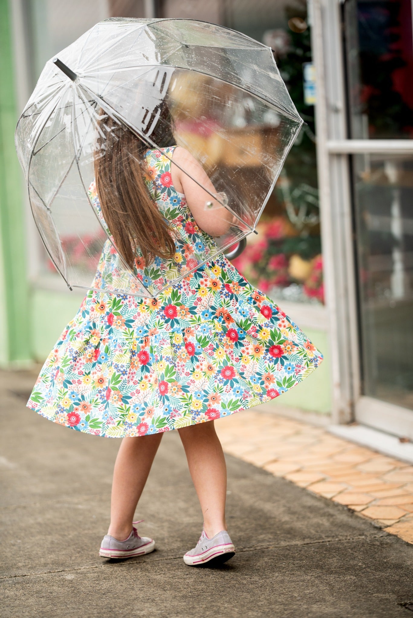 RAINFOREST DREAMS KNIT TWIRL DRESS