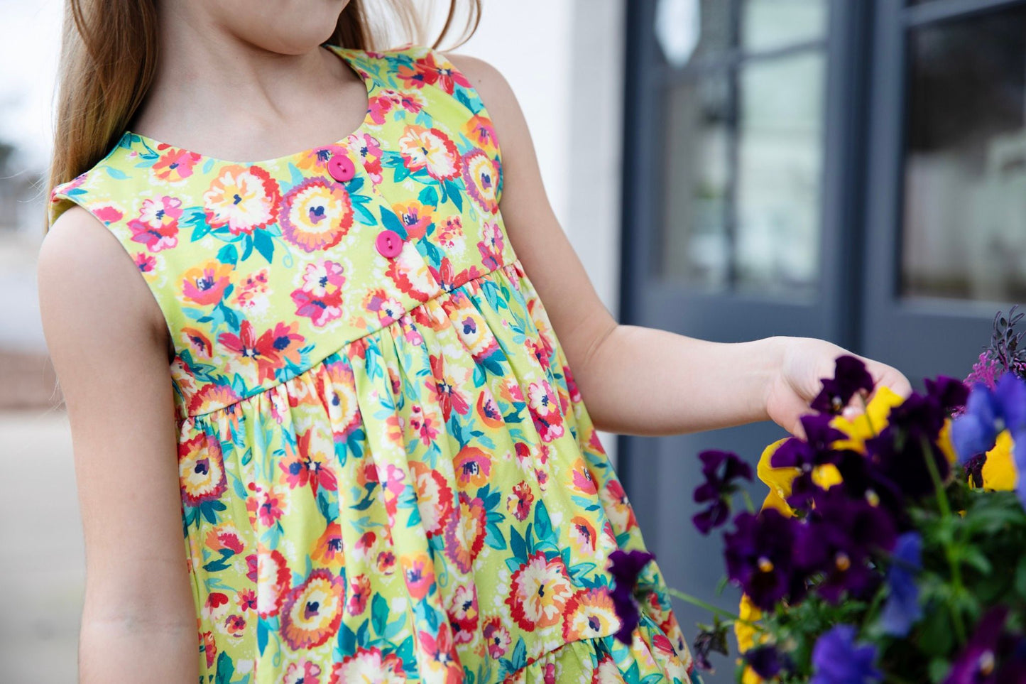 TROPICAL TWIRL KNIT TWIRL DRESS