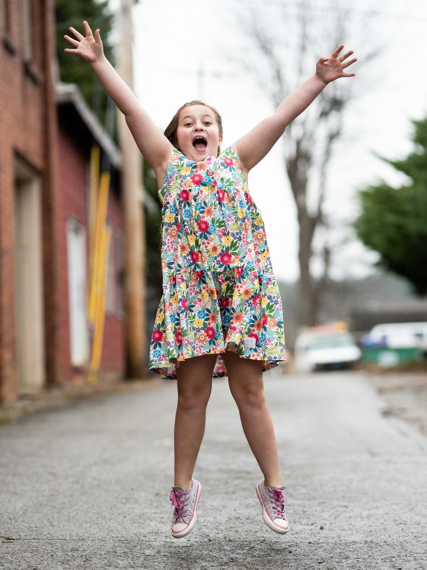 RAINFOREST DREAMS KNIT TWIRL DRESS