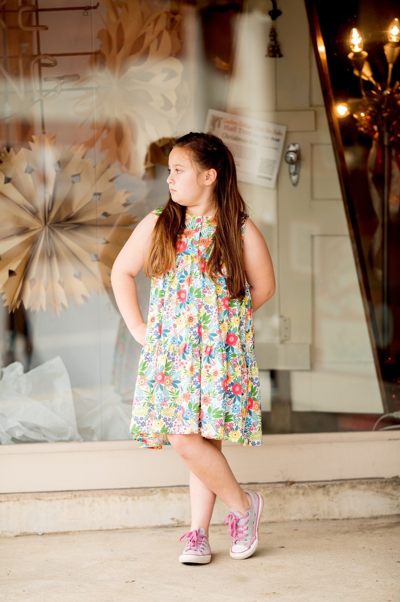 RAINFOREST DREAMS KNIT TWIRL DRESS