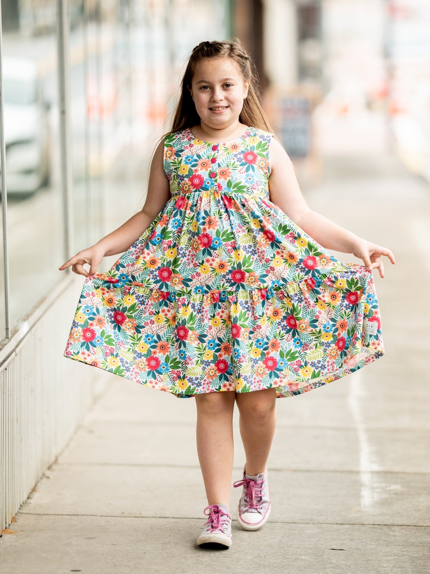 RAINFOREST DREAMS KNIT TWIRL DRESS