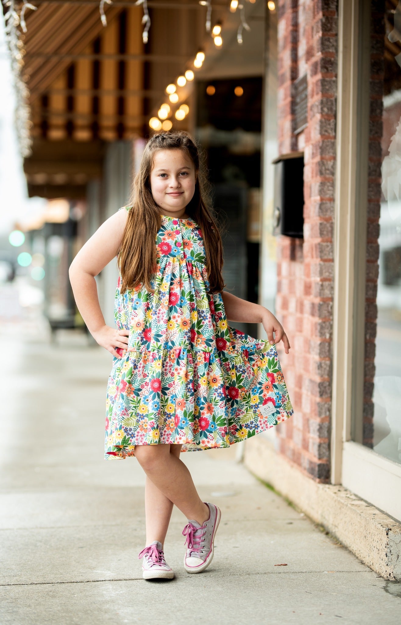RAINFOREST DREAMS KNIT TWIRL DRESS