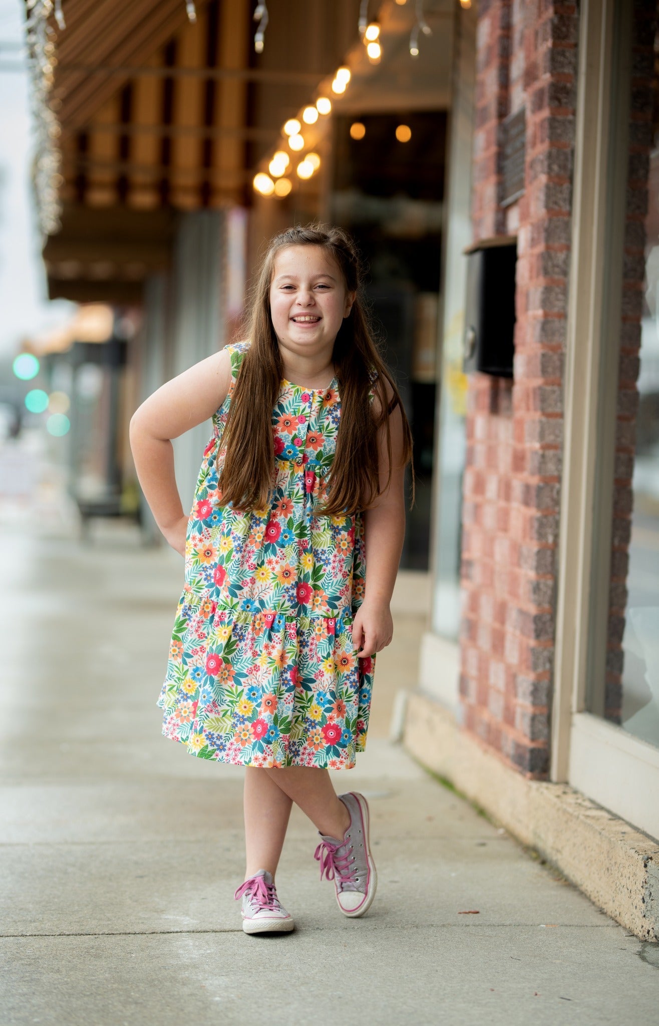 RAINFOREST DREAMS KNIT TWIRL DRESS