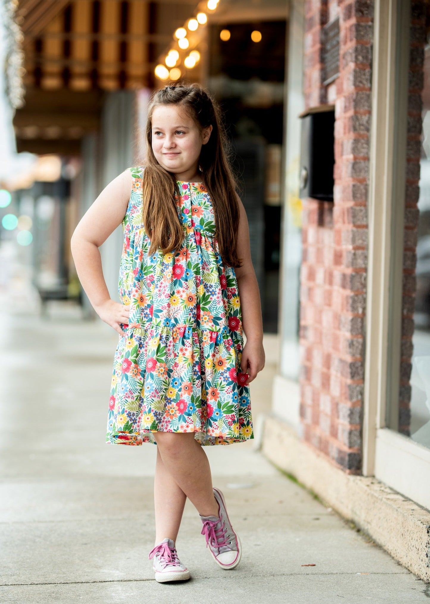 RAINFOREST DREAMS KNIT TWIRL DRESS