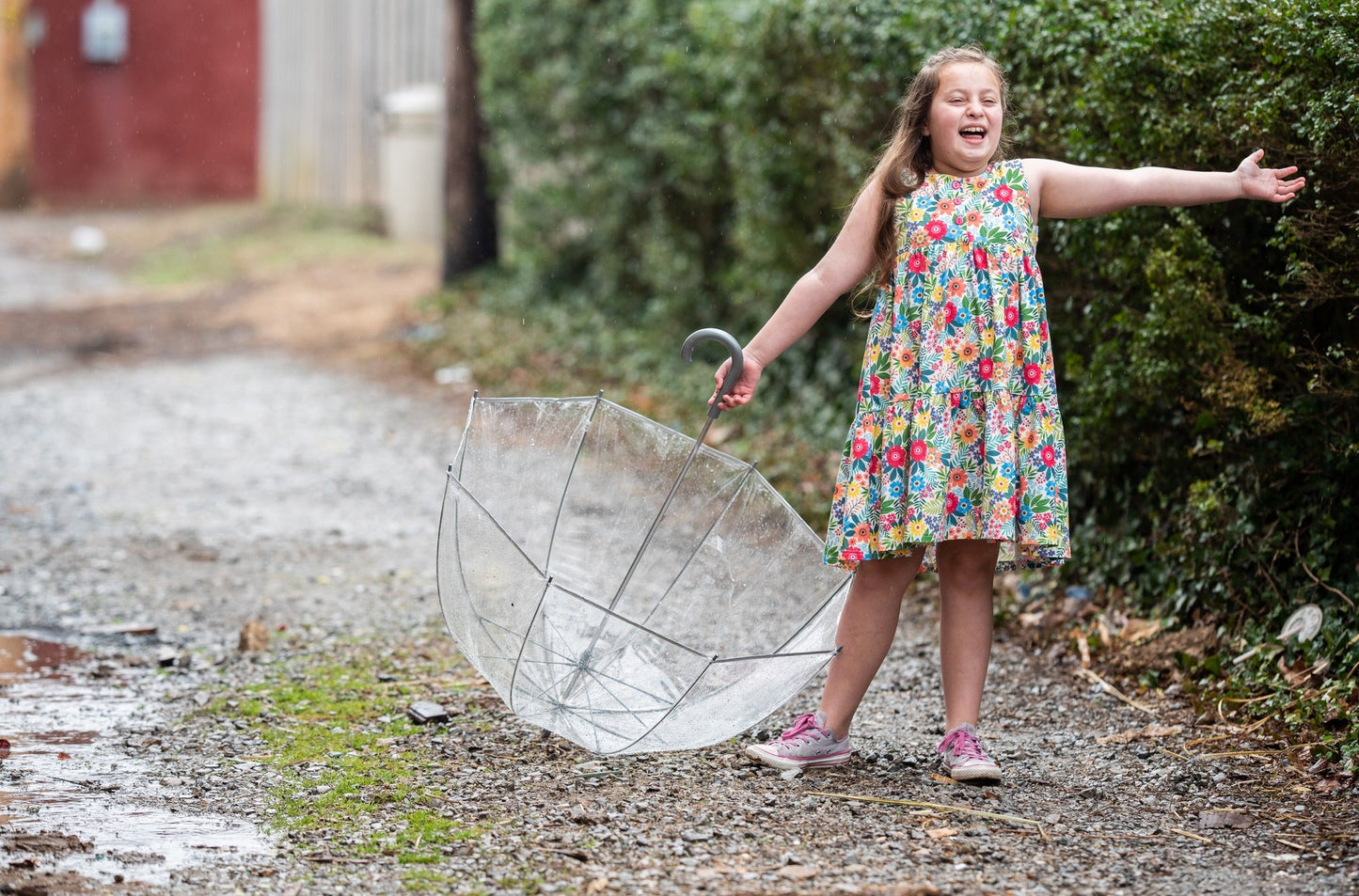RAINFOREST DREAMS KNIT TWIRL DRESS