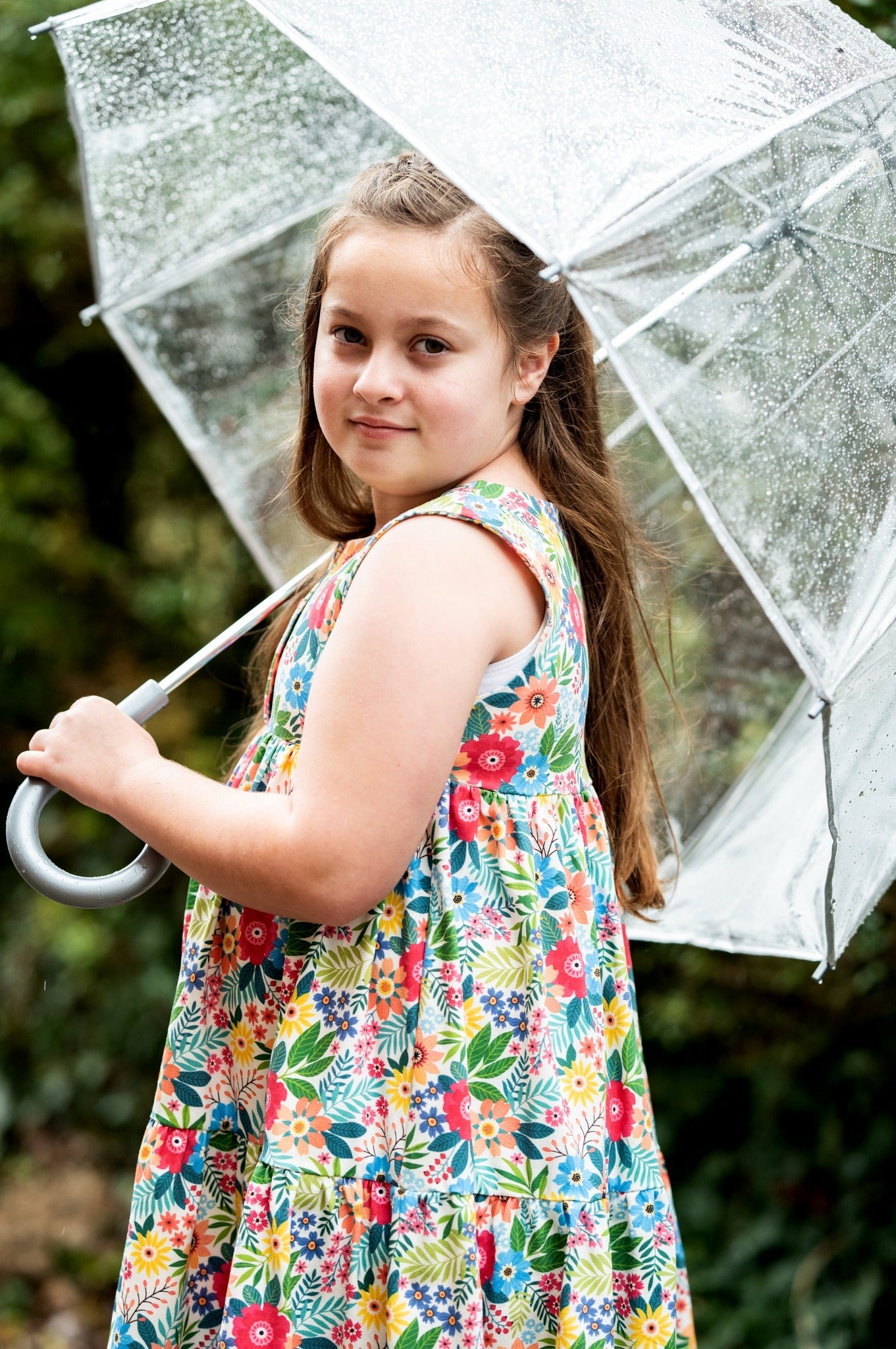 RAINFOREST DREAMS KNIT TWIRL DRESS