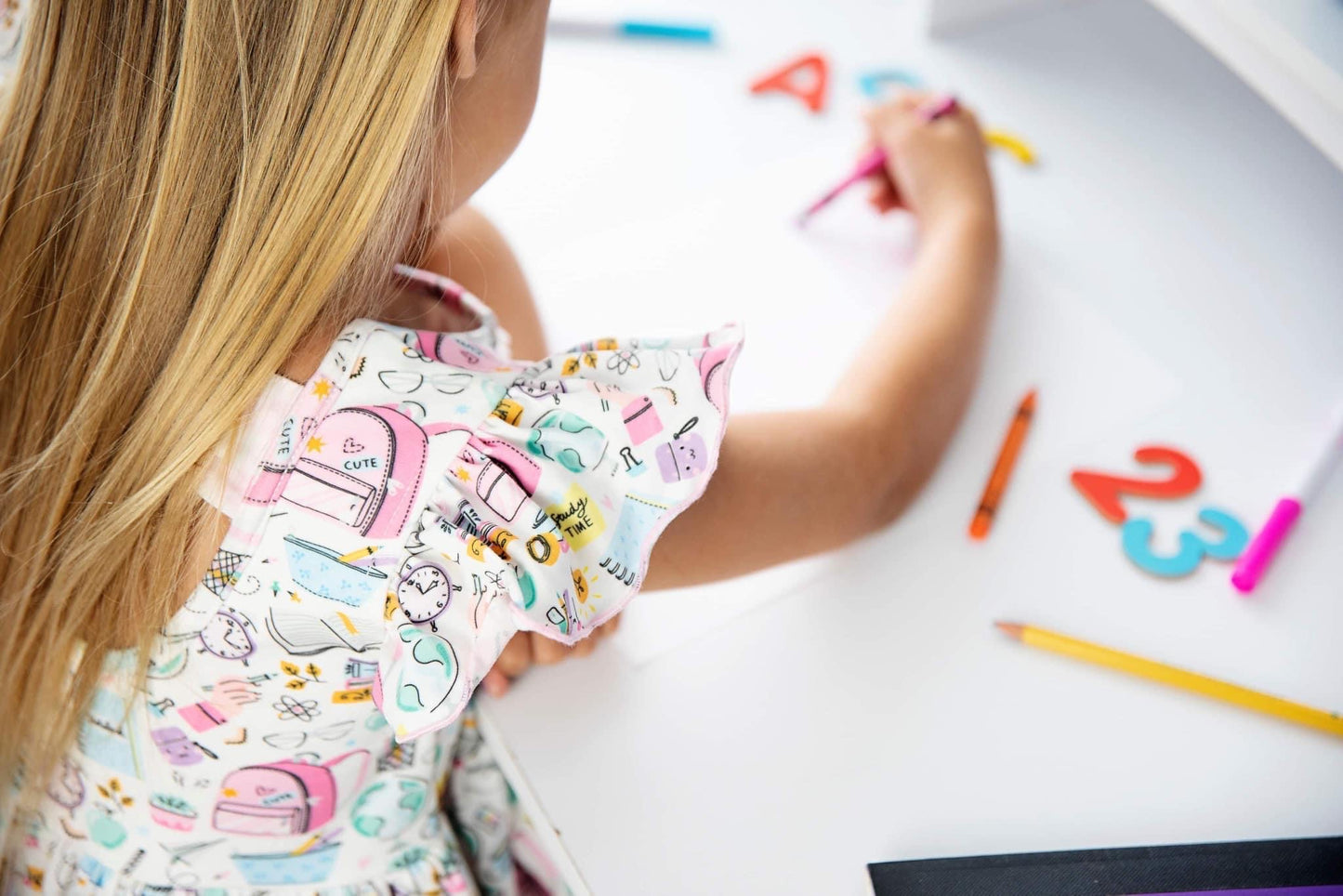 SCHOOL DOODLE DRESS - RTS