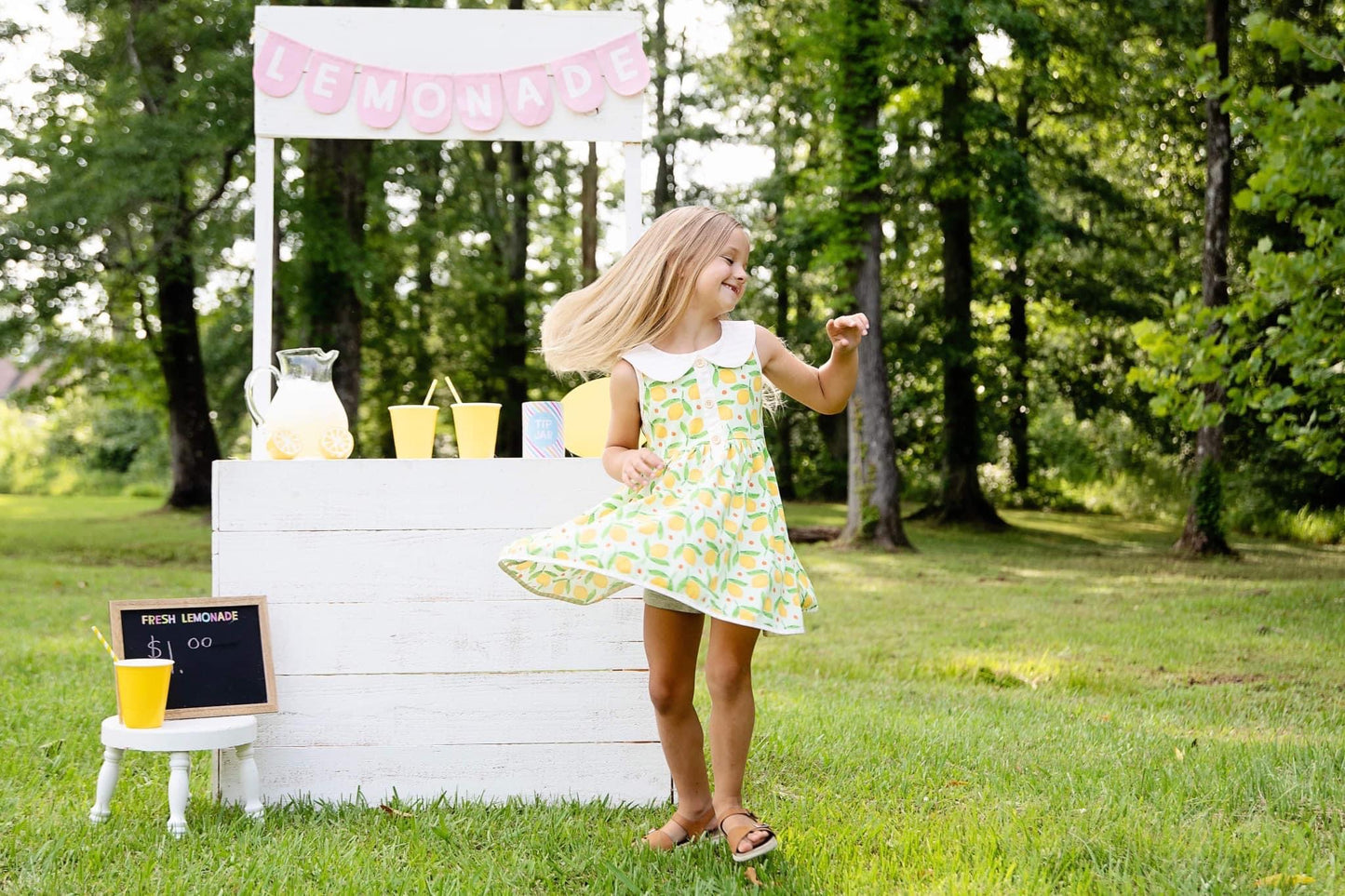 LEMONDROP PETER PAN DRESS