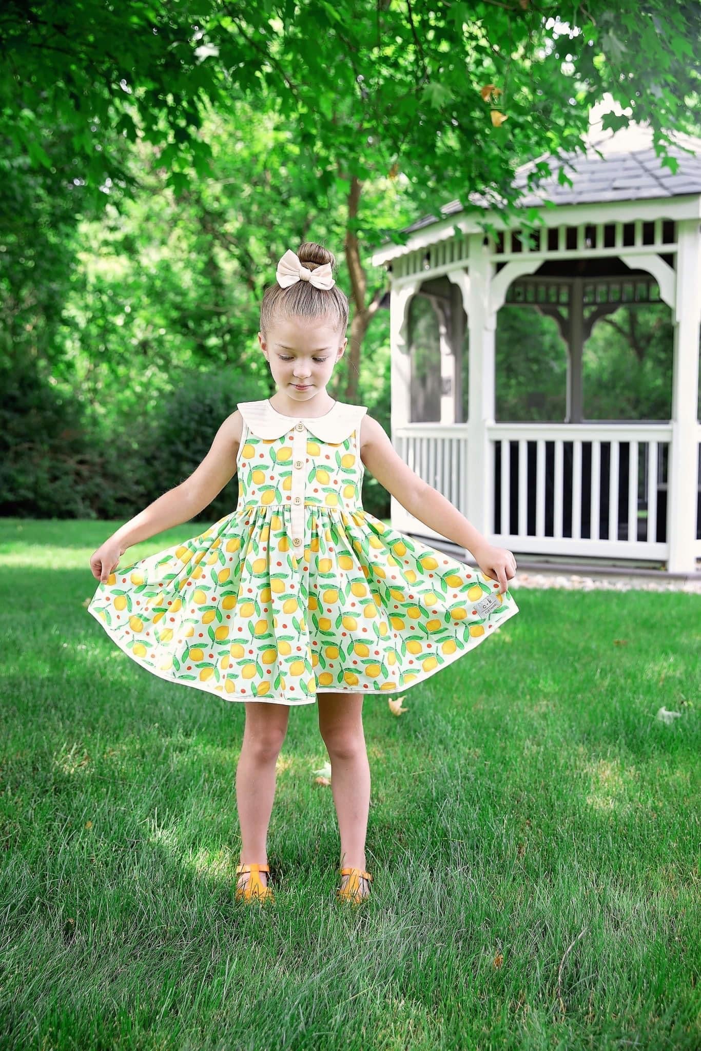 LEMONDROP PETER PAN DRESS