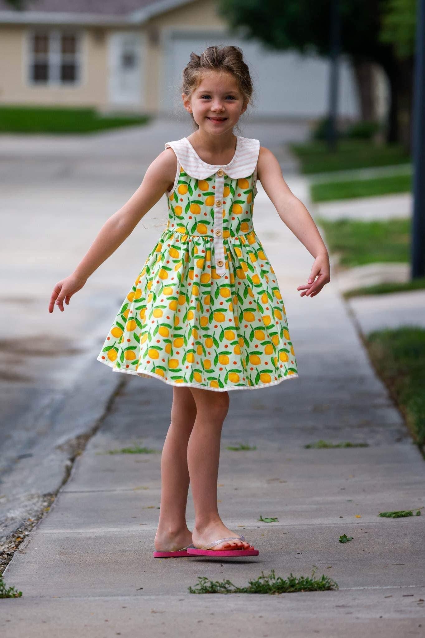 LEMONDROP PETER PAN DRESS
