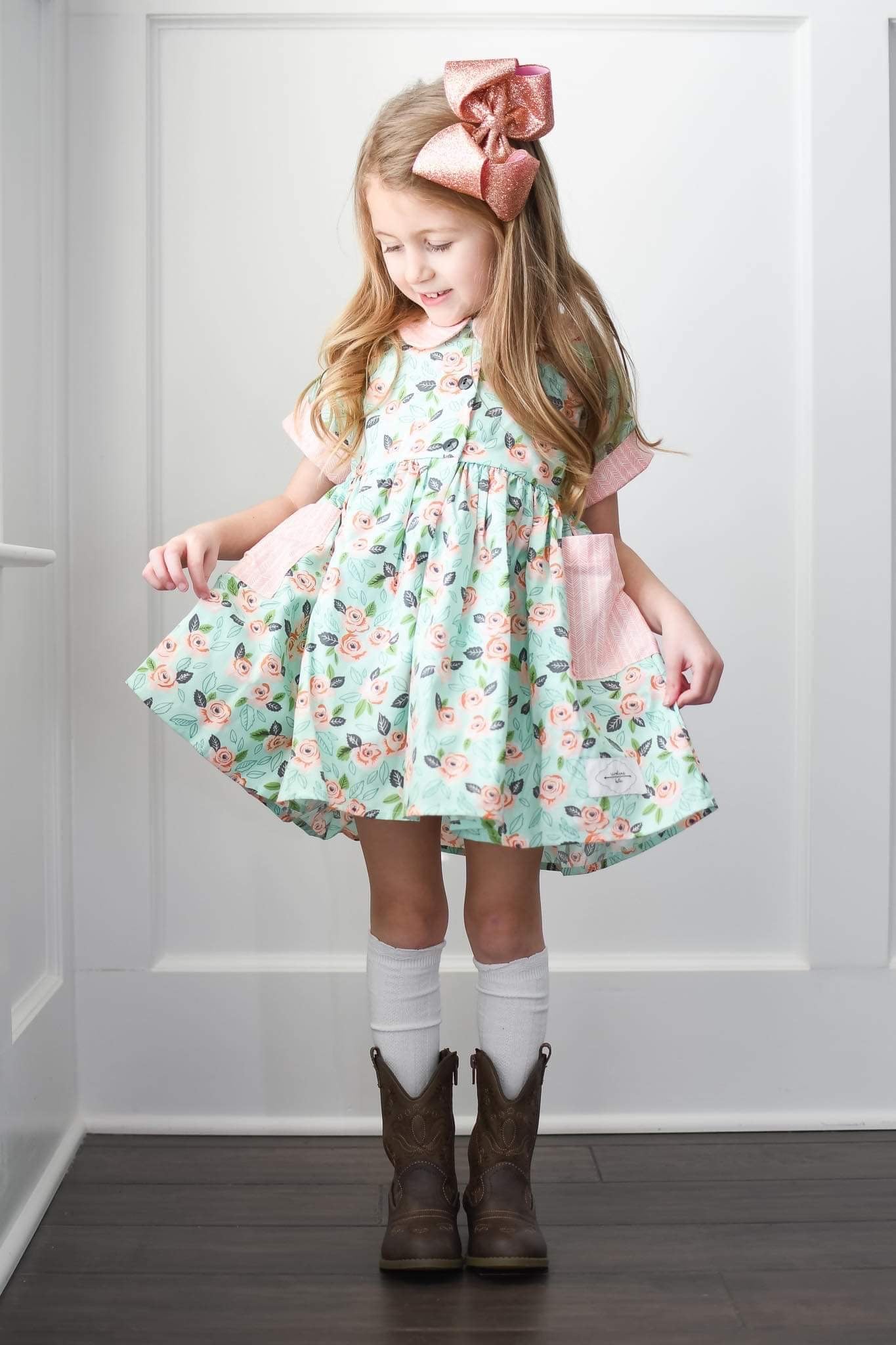 PETER PAN PEACHY FLORAL DRESS