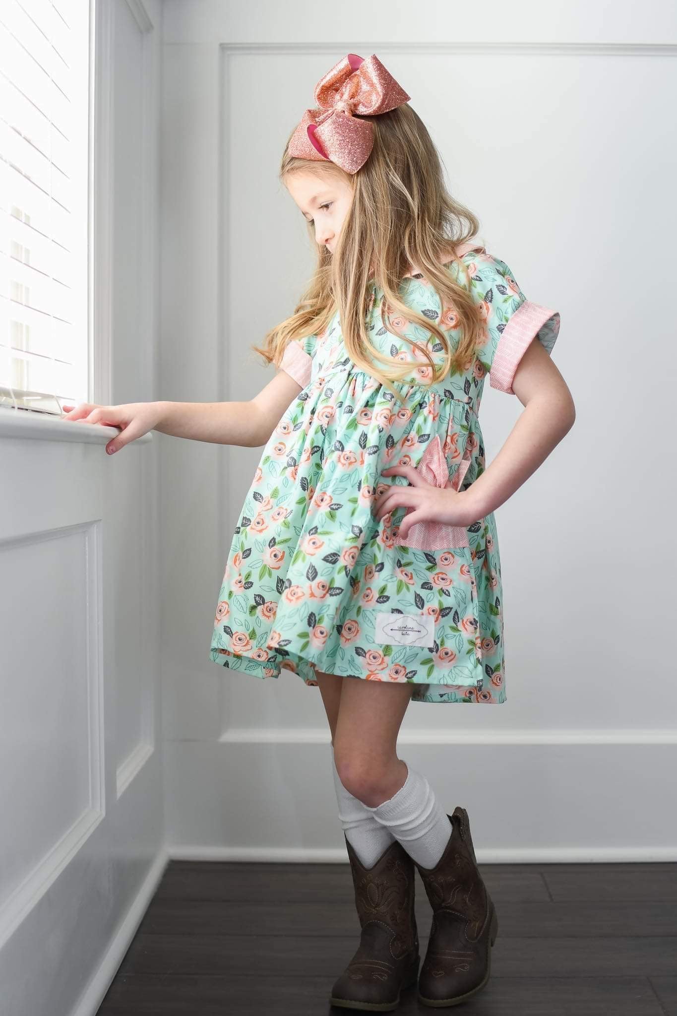 PETER PAN PEACHY FLORAL DRESS