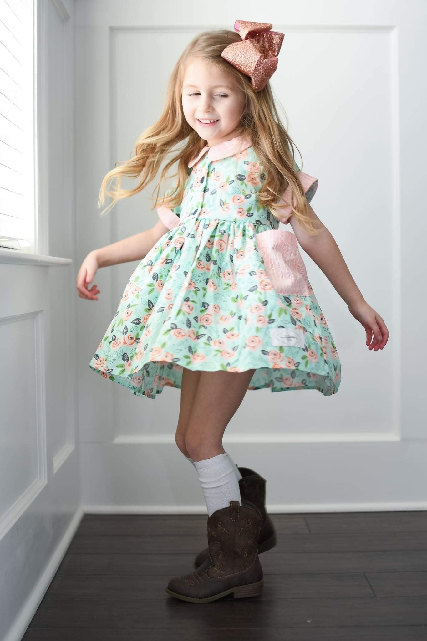 PETER PAN PEACHY FLORAL DRESS