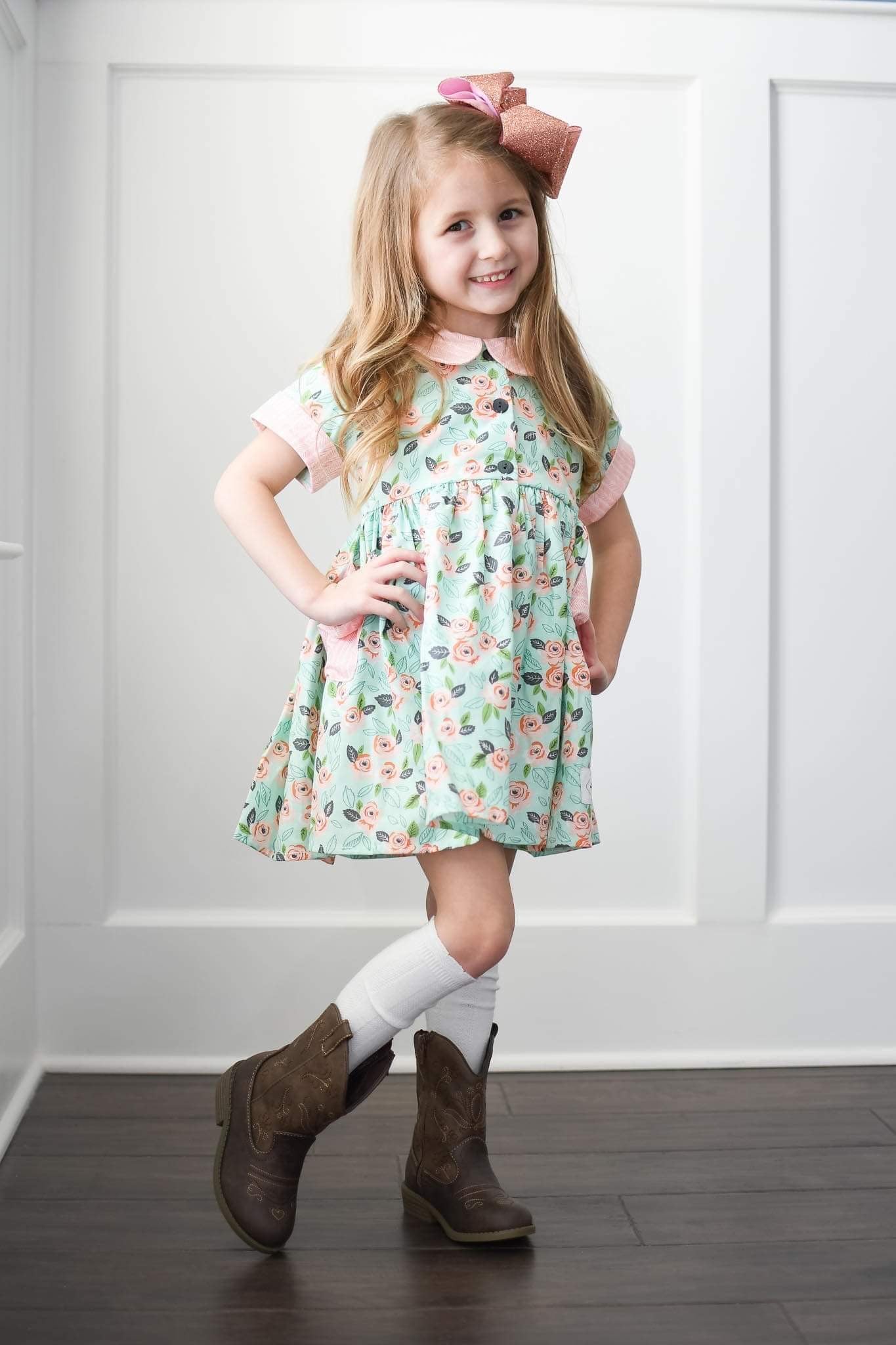 PETER PAN PEACHY FLORAL DRESS