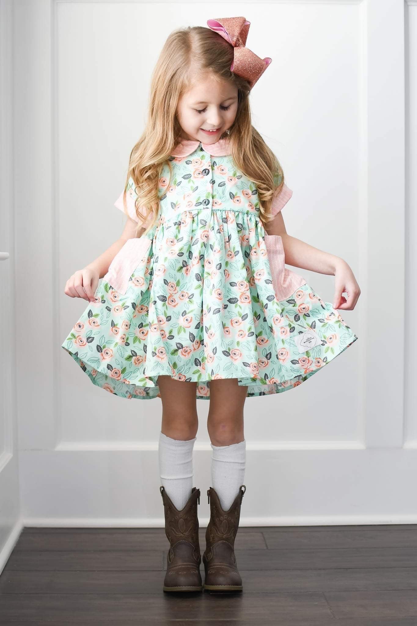 PETER PAN PEACHY FLORAL DRESS