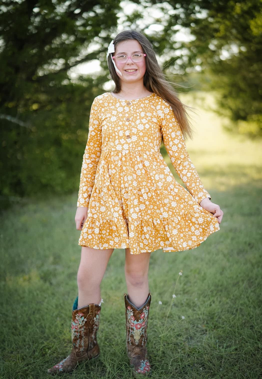 COLOR ME AUTUMN - TWIRL DRESS