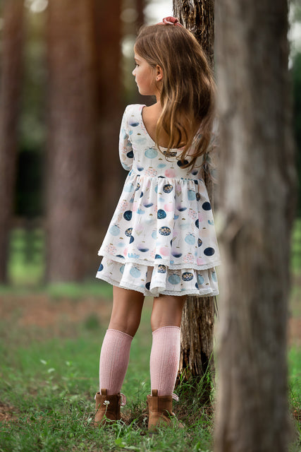 WATERCOLOR ORNAMENTS DRESS