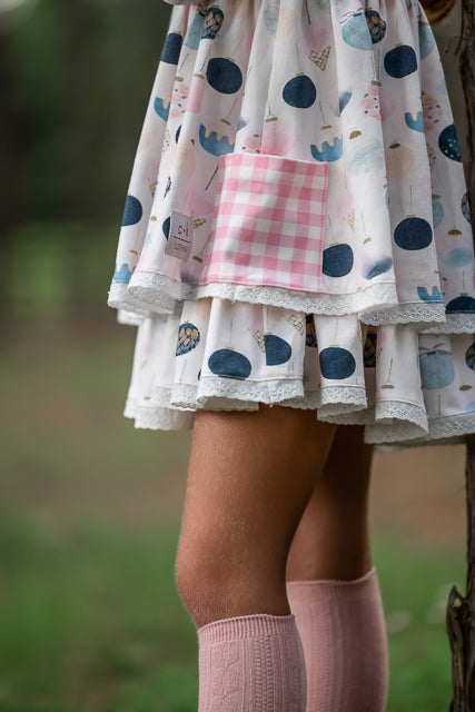 WATERCOLOR ORNAMENTS DRESS