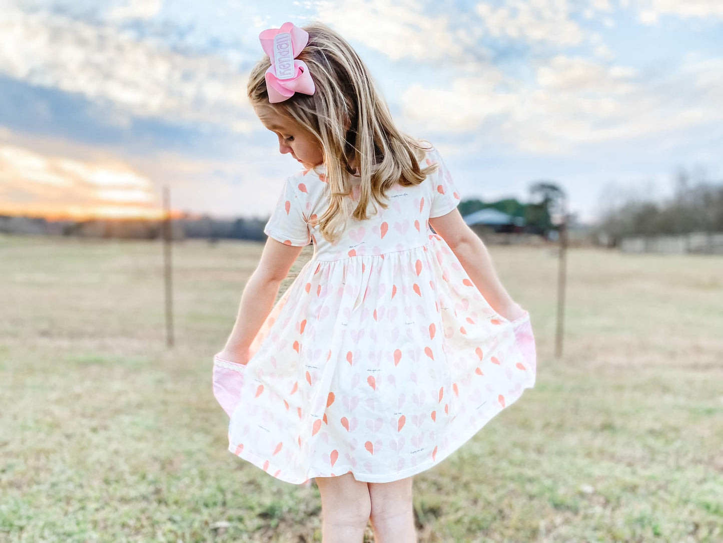 ONCE UPON A TIME KNIT VALENTINE DRESS