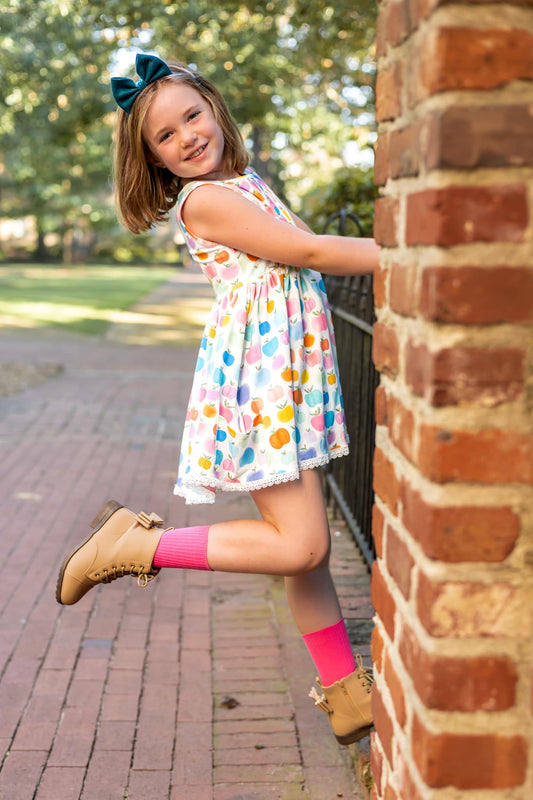 BACK TO SCHOOL KATE SET - DRESS & SHORTIES