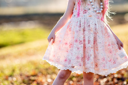 EASTER BLOOMS LACE DRESS & SHORTIES