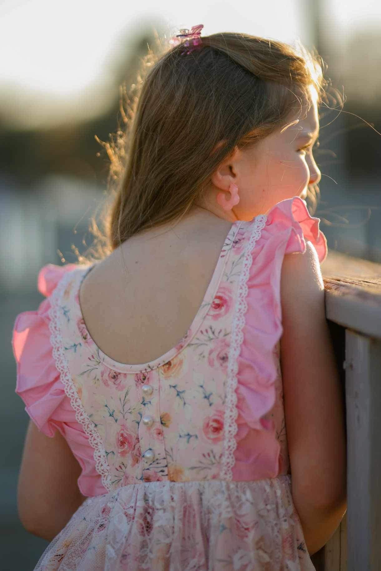 EASTER BLOOMS LACE DRESS & SHORTIES