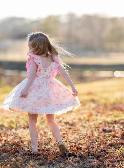 EASTER BLOOMS LACE DRESS & SHORTIES