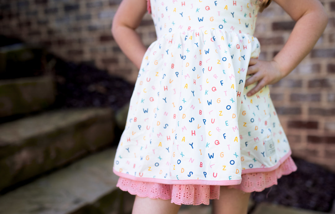 ALPHABET SOUP DRESS & SHORTIES