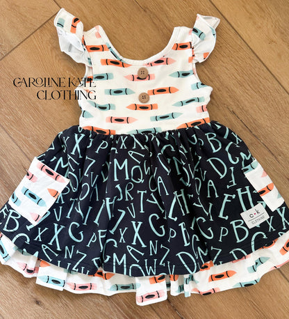 CHALKBOARD DOODLE DRESS