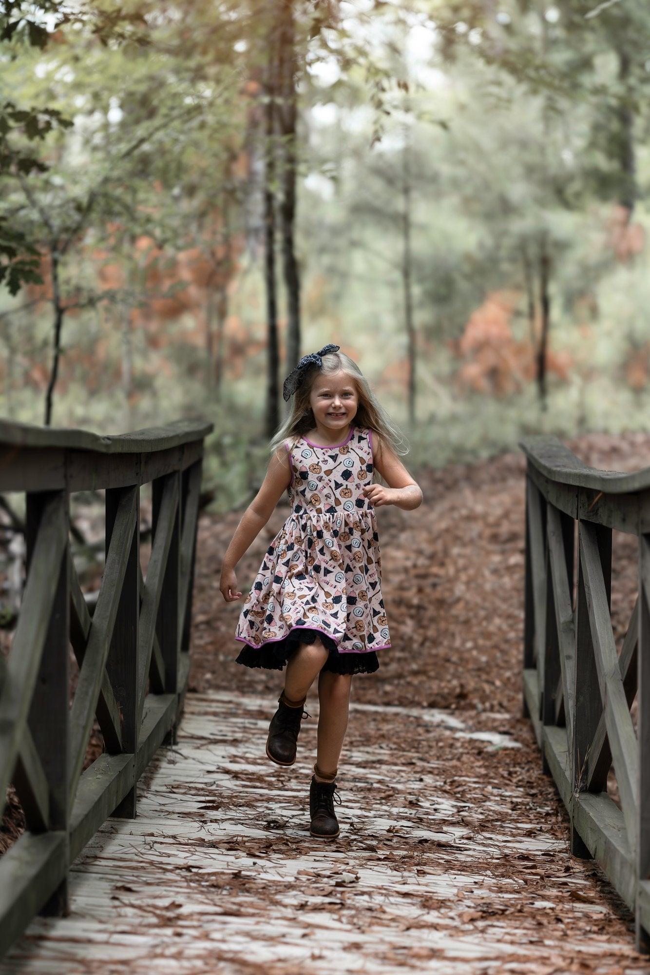 Hocus Pocus Halloween Twirl Dress - READY TO SHIP!