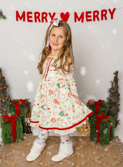 DEAR SANTA KNIT DRESS