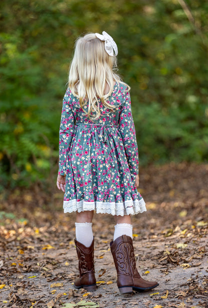 WINTER BERRY KNIT DRESS