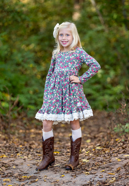 WINTER BERRY KNIT DRESS