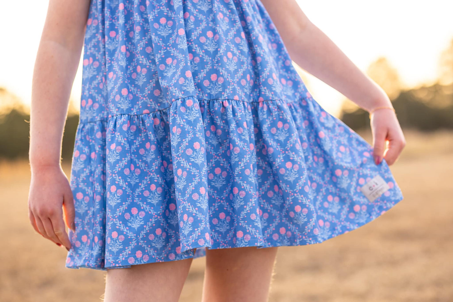 ENCHANTED PETALS TWIRL DRESS