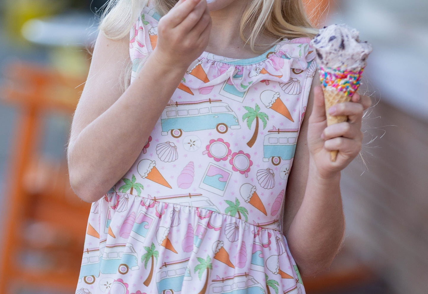 SUMMER LOVE KNIT TWIRL DRESS
