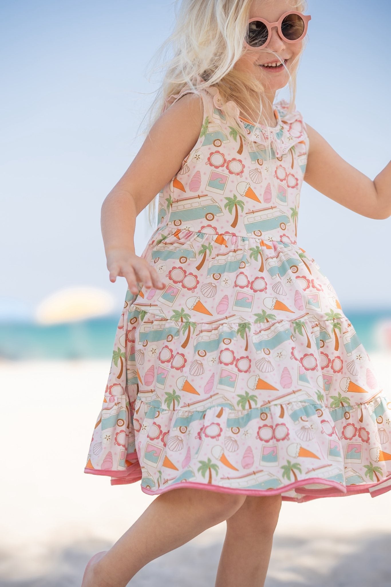 SUMMER LOVE KNIT TWIRL DRESS