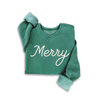 MERRY PUFF PRINT SWEATSHIRT