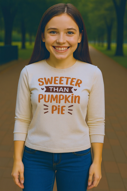 Pumpkin Pie long sleeved Graphic Tee