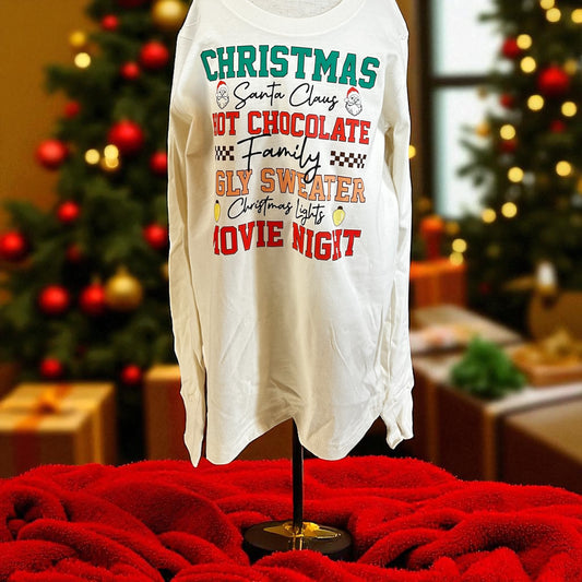 Christmas Shenanigans long sleeved Graphic Tee