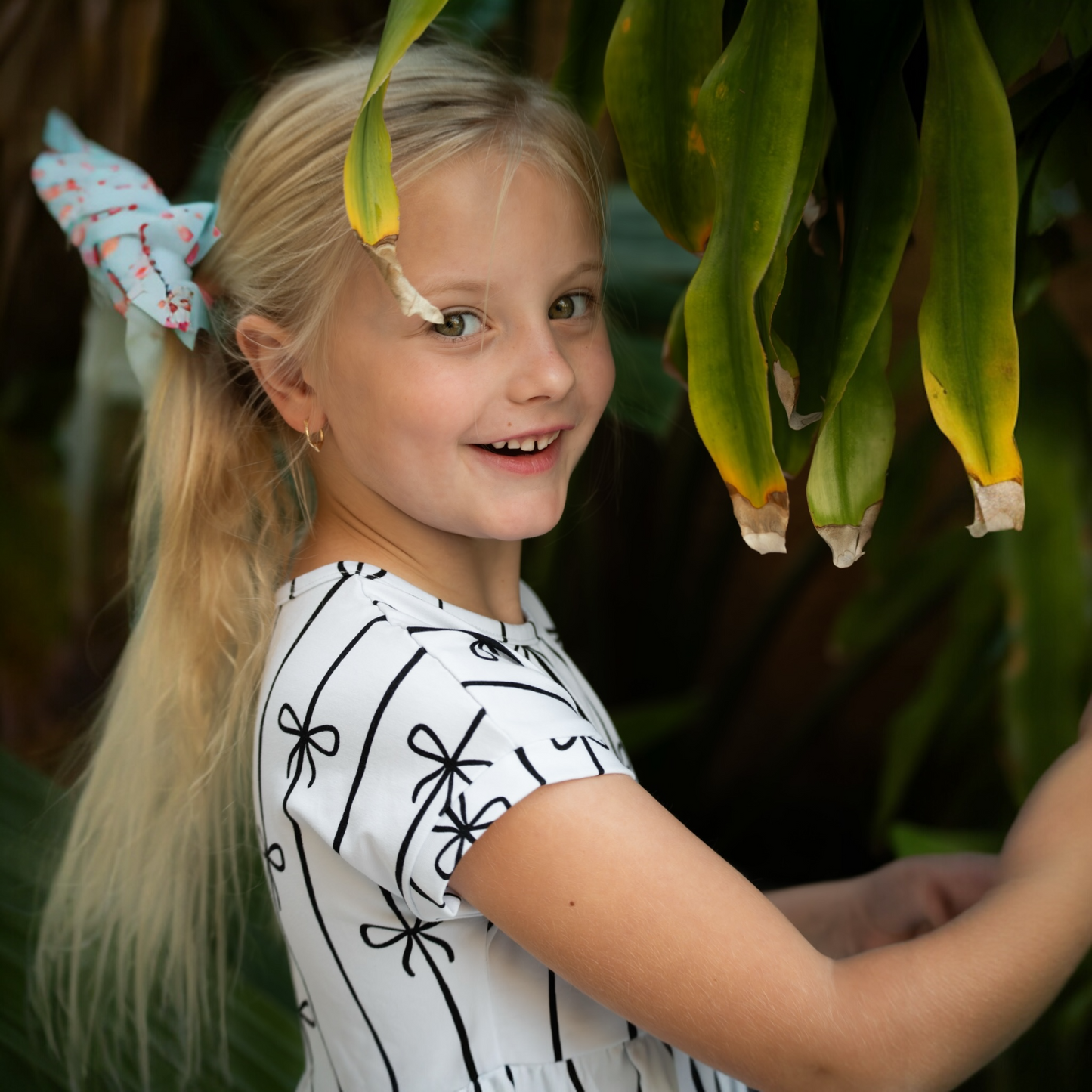 Sweet Bow Stripe Dress