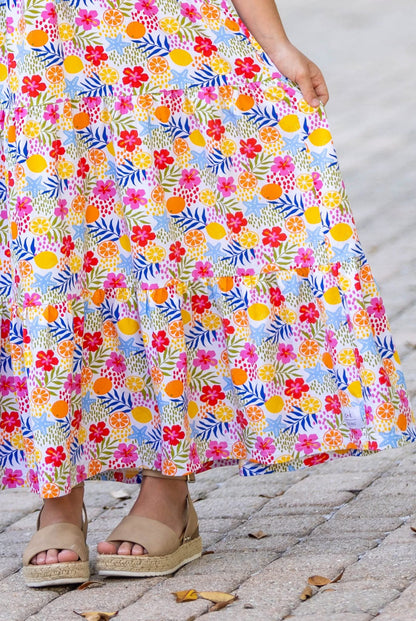Sunshine Citrus Twirl Maxi