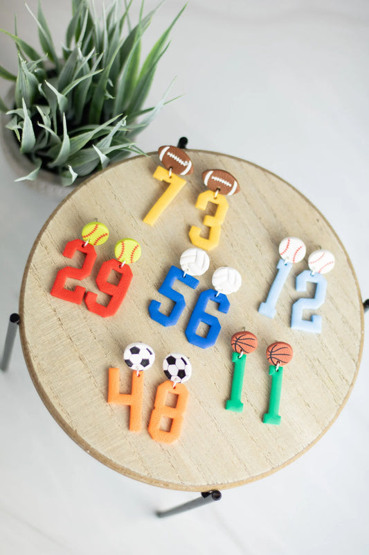 Custom Sport Earrings