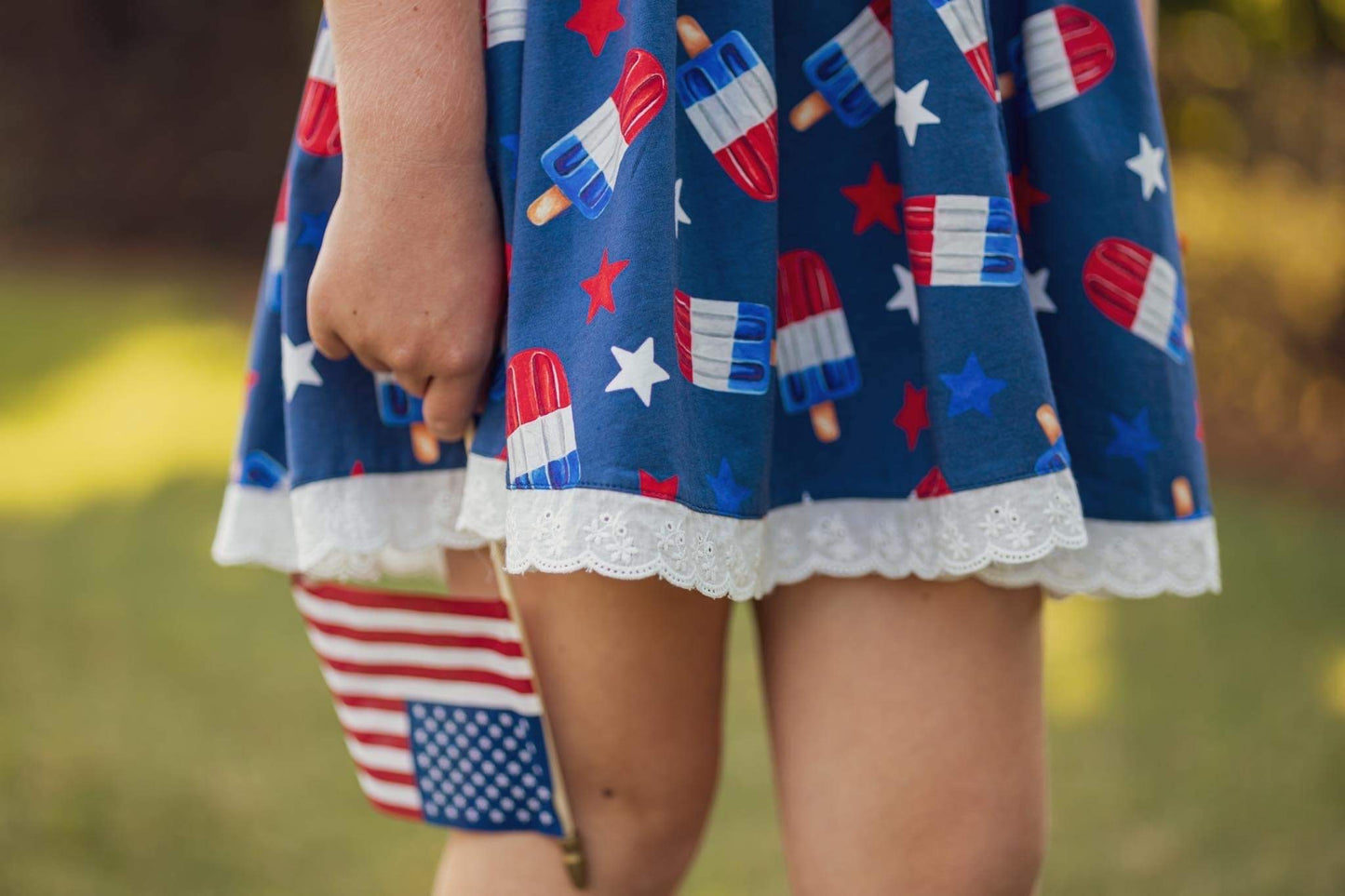 Pops Of Freedom Tunic Set